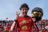 O italiano Pecco Bagnaia vai trocar a Ducati pela Aprilia. Foto MotoGP