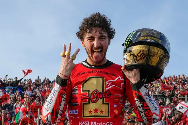 O italiano Pecco Bagnaia vai trocar a Ducati pela Aprilia. Foto MotoGP