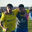 Diego Parini (esquerda), Francisco Estanga (meio) e Nahuel Machado (direita) são os três argentinos do Bragança - Foto: D.R.