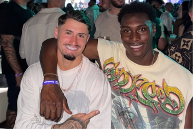 Borja Sainz e Samu em Ibiza - Foto: Instagram/Samu Aghehowa