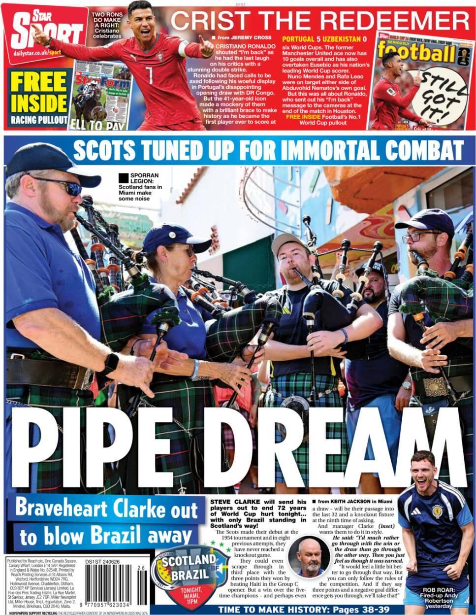 Star Sport (Inglaterra): «Crist redentor»