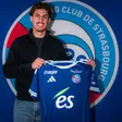 Diogo Sousa com as cores do Estrasburgo. Foto: Estrasburgo