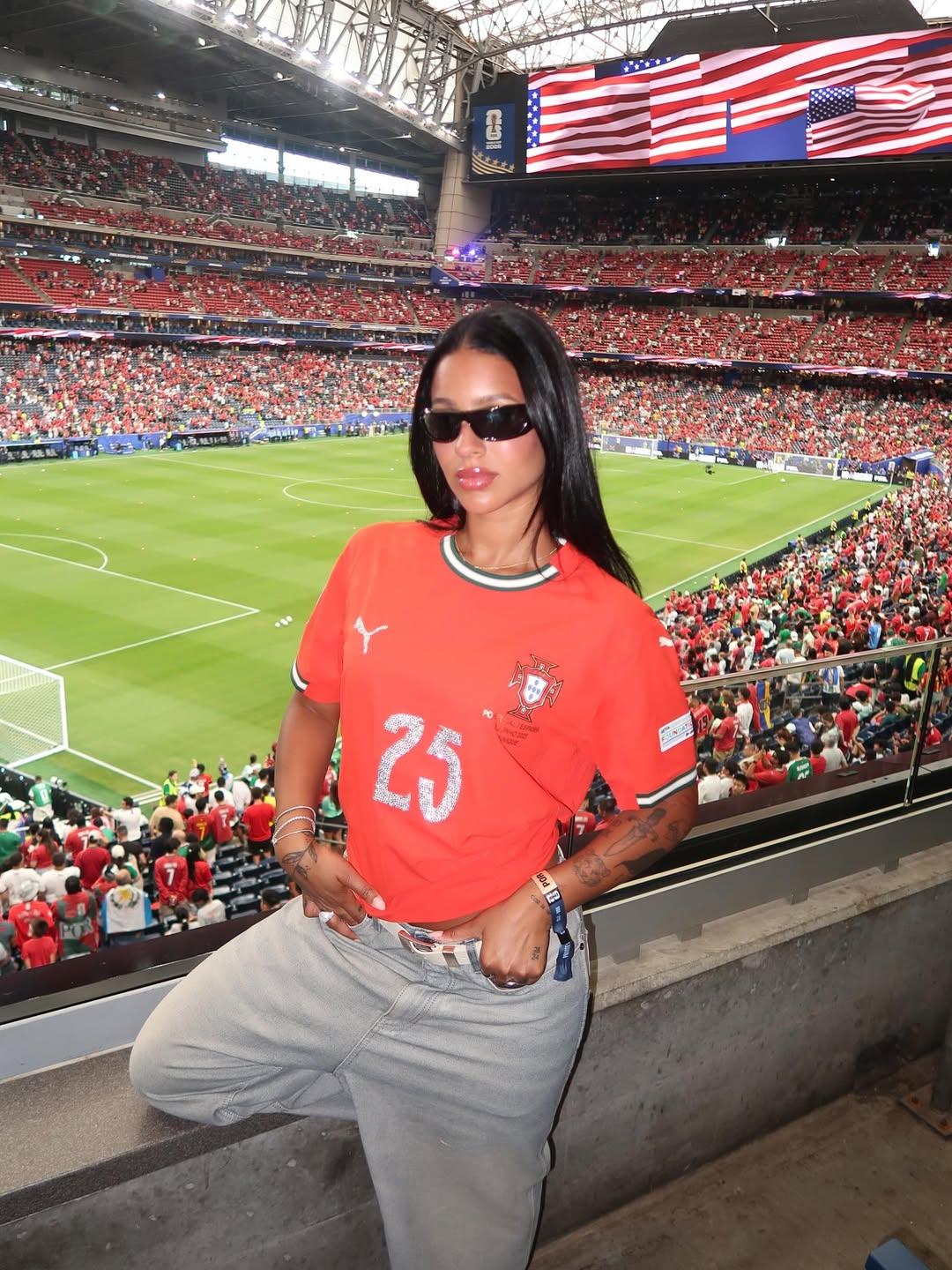 Thalita Silva, companheira de Nuno Mendes