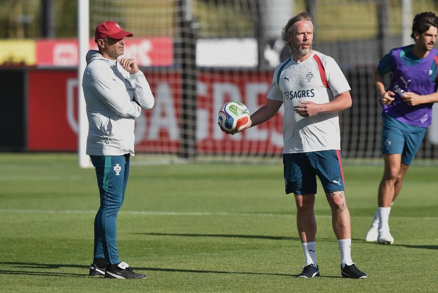 Austin MacPhee, 46 anos, está a trabalhar com Seleção Nacional desde o início de 2025. Foto Miguel Nunes