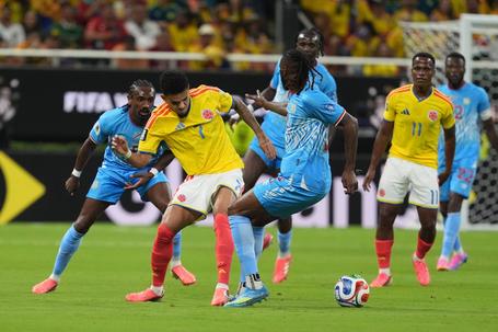 Colômbia vence RD Congo e está na liderança do grupo de Portugal