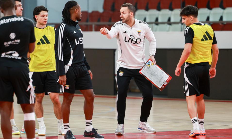 Benfica desloca-se ao João Rocha para defrontar o Sporting, no jogo 4 das finais, esta quinta-feira. Foto: Benfica