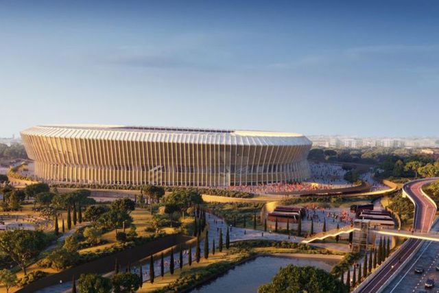 Roma apresenta projeto para novo estádio