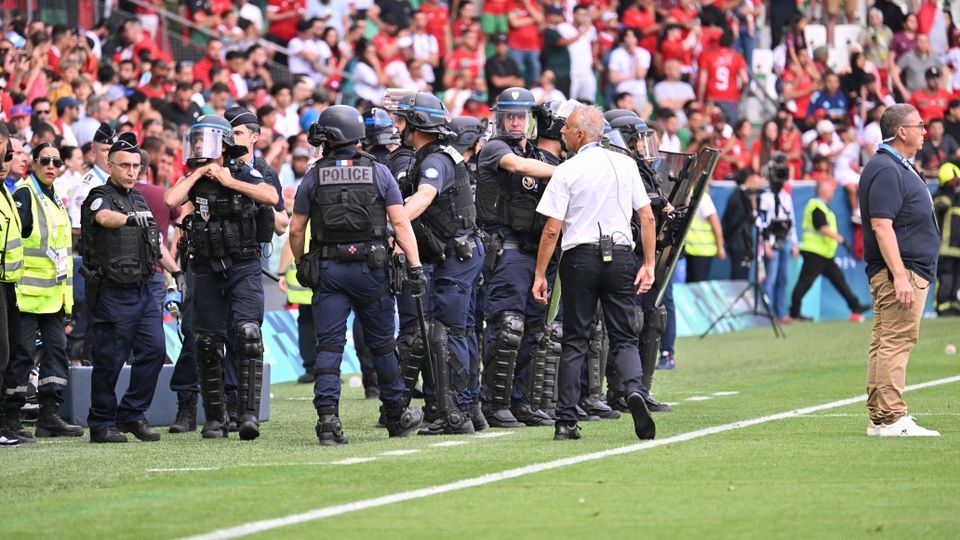 Caos no final do Argentina-Marrocos nos Jogos Olímpicos