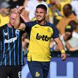 Franjo Ivanovic festeja golo marcado ao Club Brugge na Supertaça da Bélgica esta época