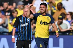 Franjo Ivanovic festeja golo marcado ao Club Brugge na Supertaça da Bélgica esta época