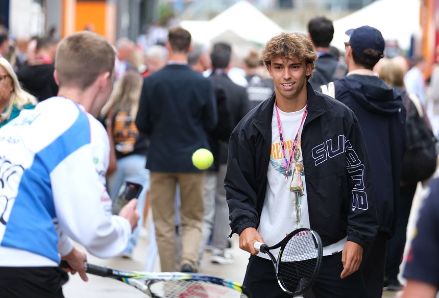 João Félix em Silverstone para assistir ao Grande Prémio de Fórmula 1