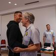 Jorge Jesus e Cristiano Ronaldo (X-Al Nassr)