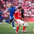 Gonçalo Moreira durante o Benfica-Belenenses, na pré-época - Foto: LUSA