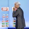 Christine Lagarde, diretora do anco Central Europeu, apresentou opções de novas notas