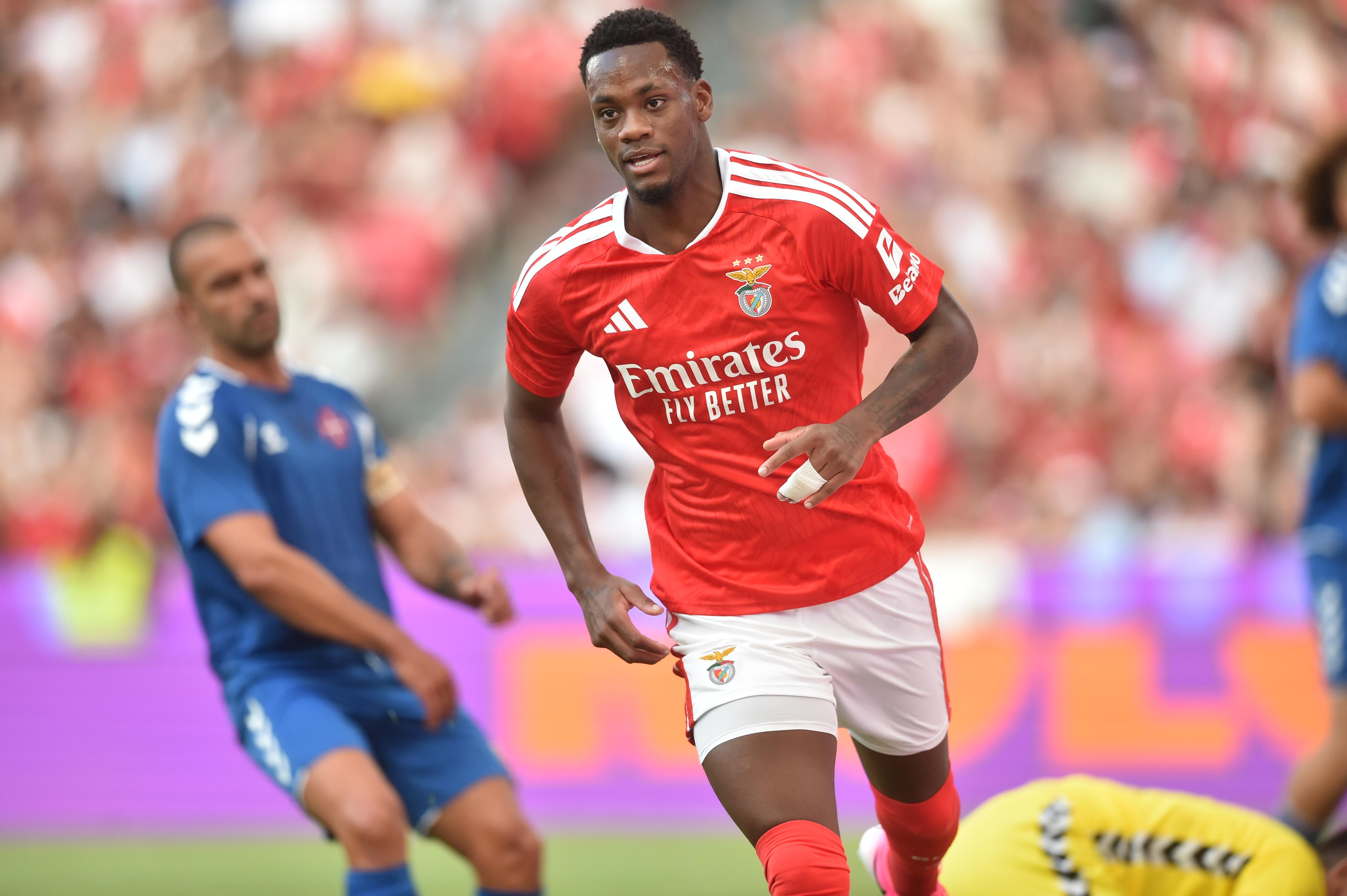 Jhon Durán estreou-se a marcar no Benfica-Belenenses - Foto: Miguel Nunes