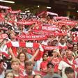 Adeptos do Benfica para o jogo com o Belenenses - Foto: Miguel Nunes