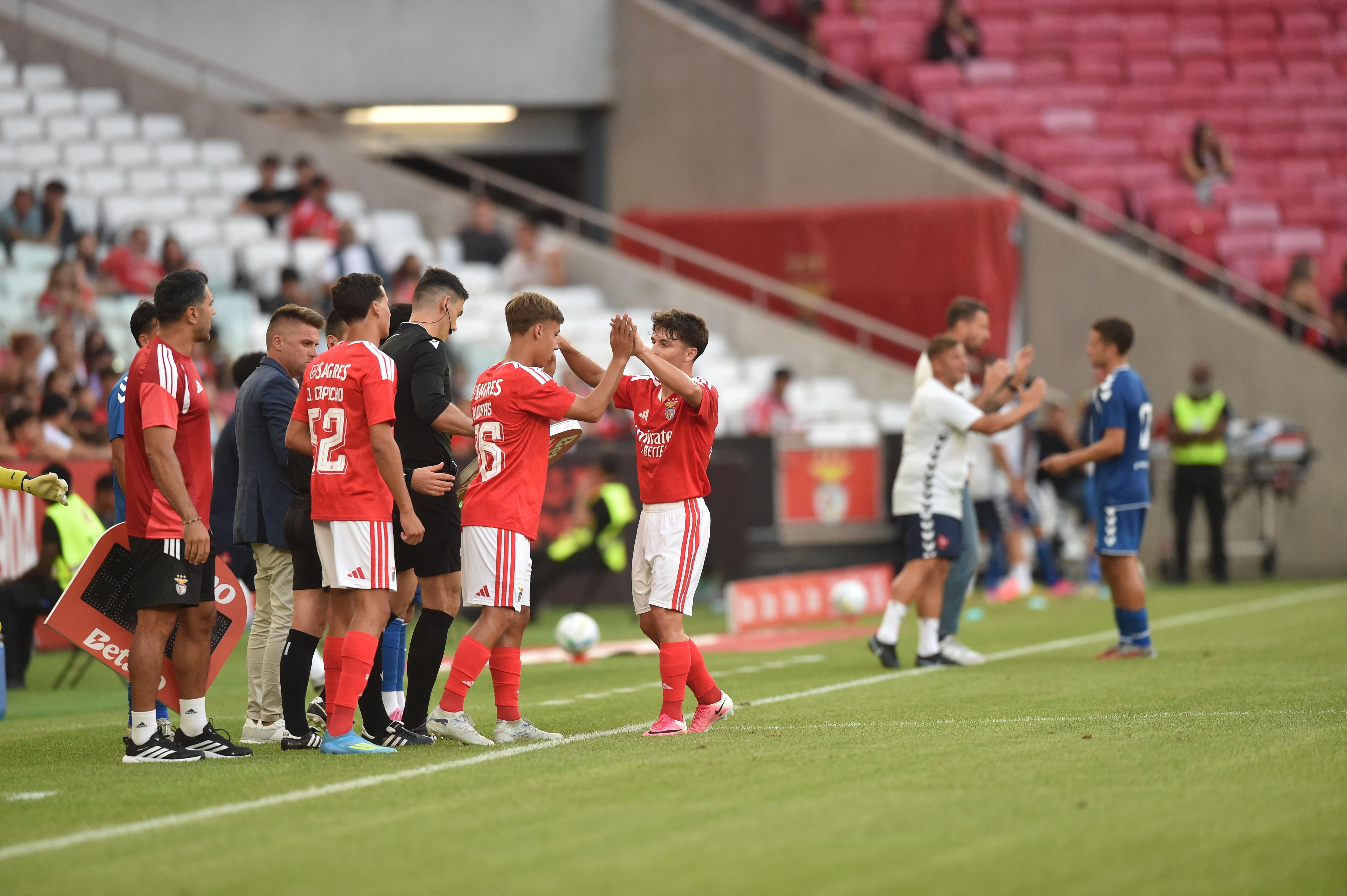 João Capucho também entrou no Benfica-Belenenses - Foto: Miguel Nunes