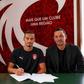 João Vasconcelos deixou o SC Braga e já foi apresentado como novo jogador do Santa Clara — Foto: Santa Clara