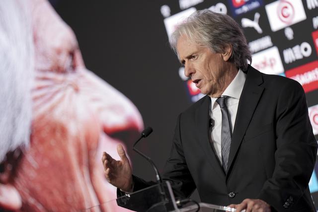 Jorge Jesus na apresentação como novo selecionador nacional - Foto: Maycon Quiozini