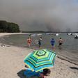 Fogos ameaçam península de Cap Ferret