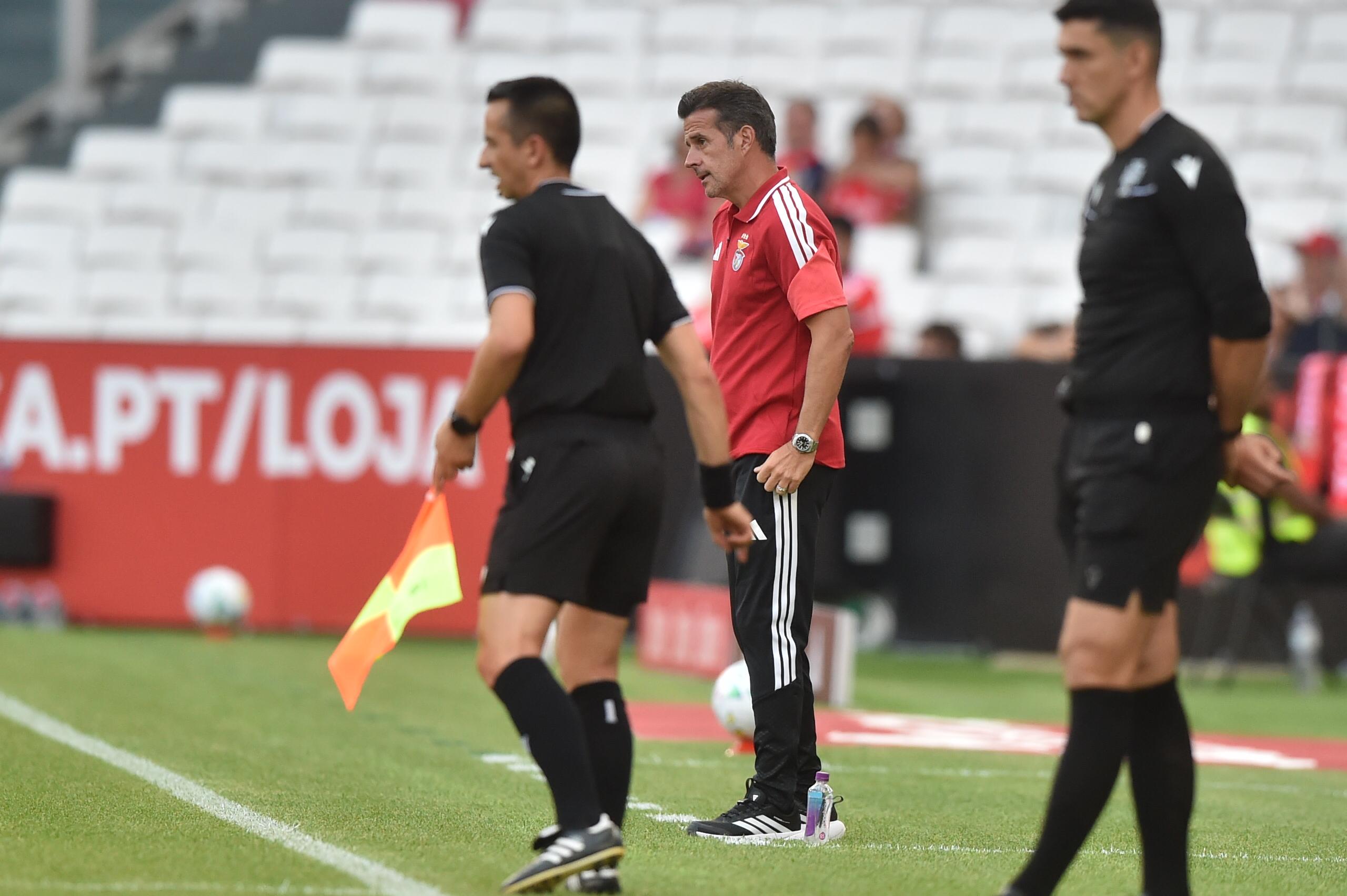 Marco Silva no Benfica-Belenenses - Foto: Miguel Nunes