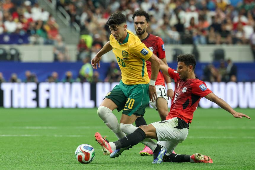Cristian Volpato representou a Austrália frente ao Egito