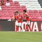 Gianluca Prestianni aproveitou um erro de Afonso Afonso no Benfica-Belenenses - Foto: Miguel Nunes