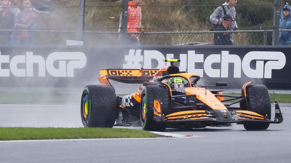 GP Países Baixos: Norris 'rouba' pole a Verstappen em casa