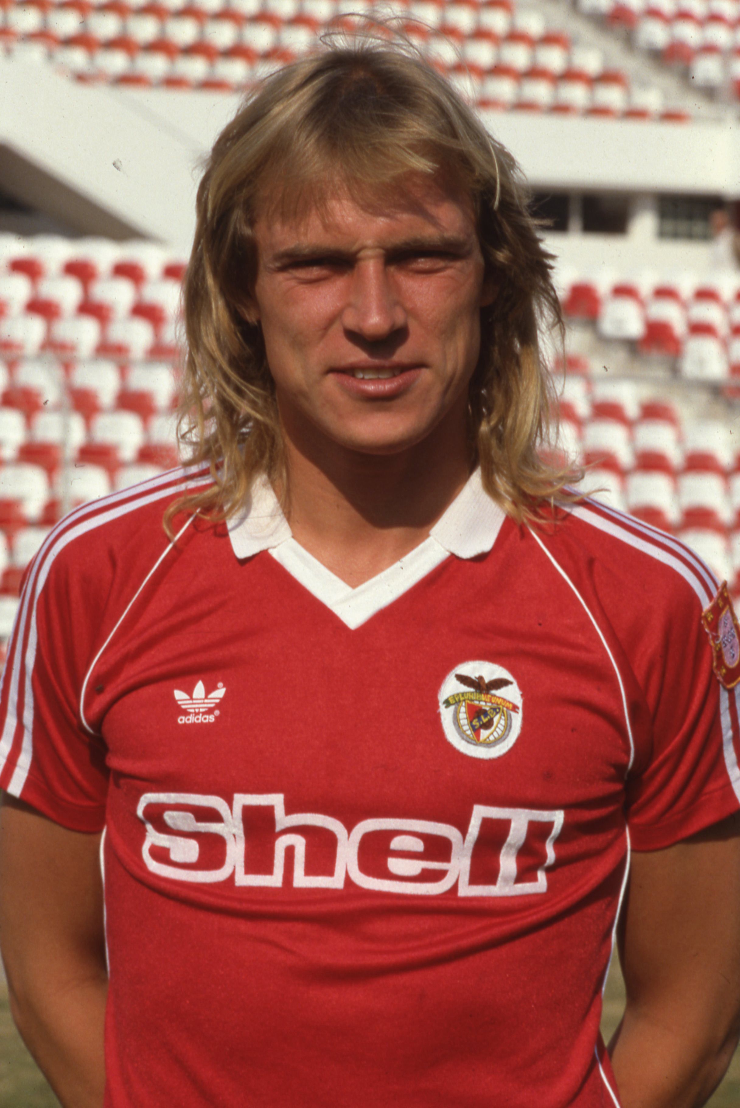 Michael Manniche, dinamarquês que marcou a linha da frente do Benfica na década de 80 do século 20. FOTO A BOLA