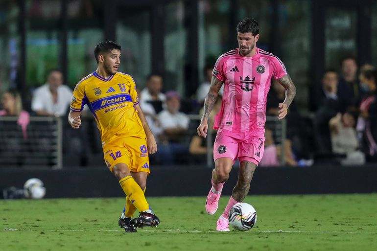 Rodrigo de Paul em ação pelo Inter Miami
