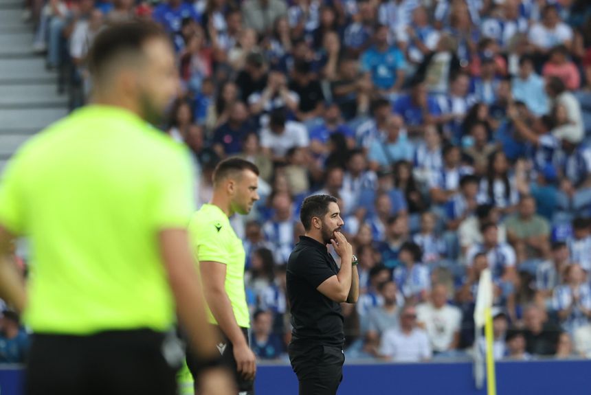 João Pereira, treinador do Casa Pia, no Estádio do Dragão