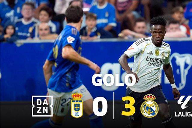 Vinicius coloca um ponto final em Oviedo com classe