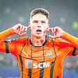 Georgiy Sudakov, 22 anos, médio internacional ucraniano do Shakhtar Donetsk