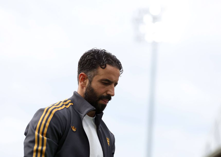 Ruben Amorim frustrado com o empate do Man. United em casa do Fulham