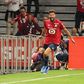 Olivier Giroud a festejar o golo que deu a vitória ao Lille no encontro frente ao Mónaco Foto: IMAGO