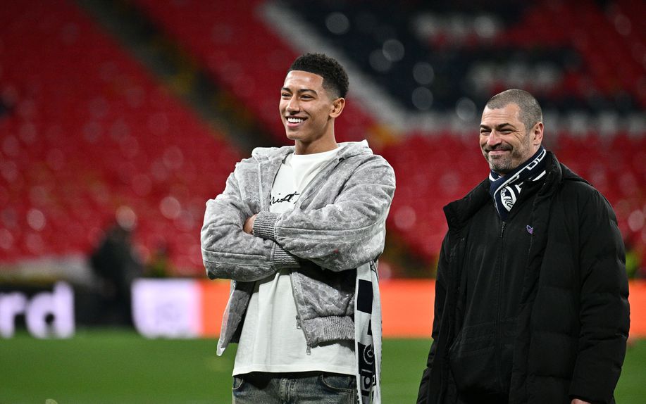 Jobe Bellingham e o pai, Mark (IMAGO)