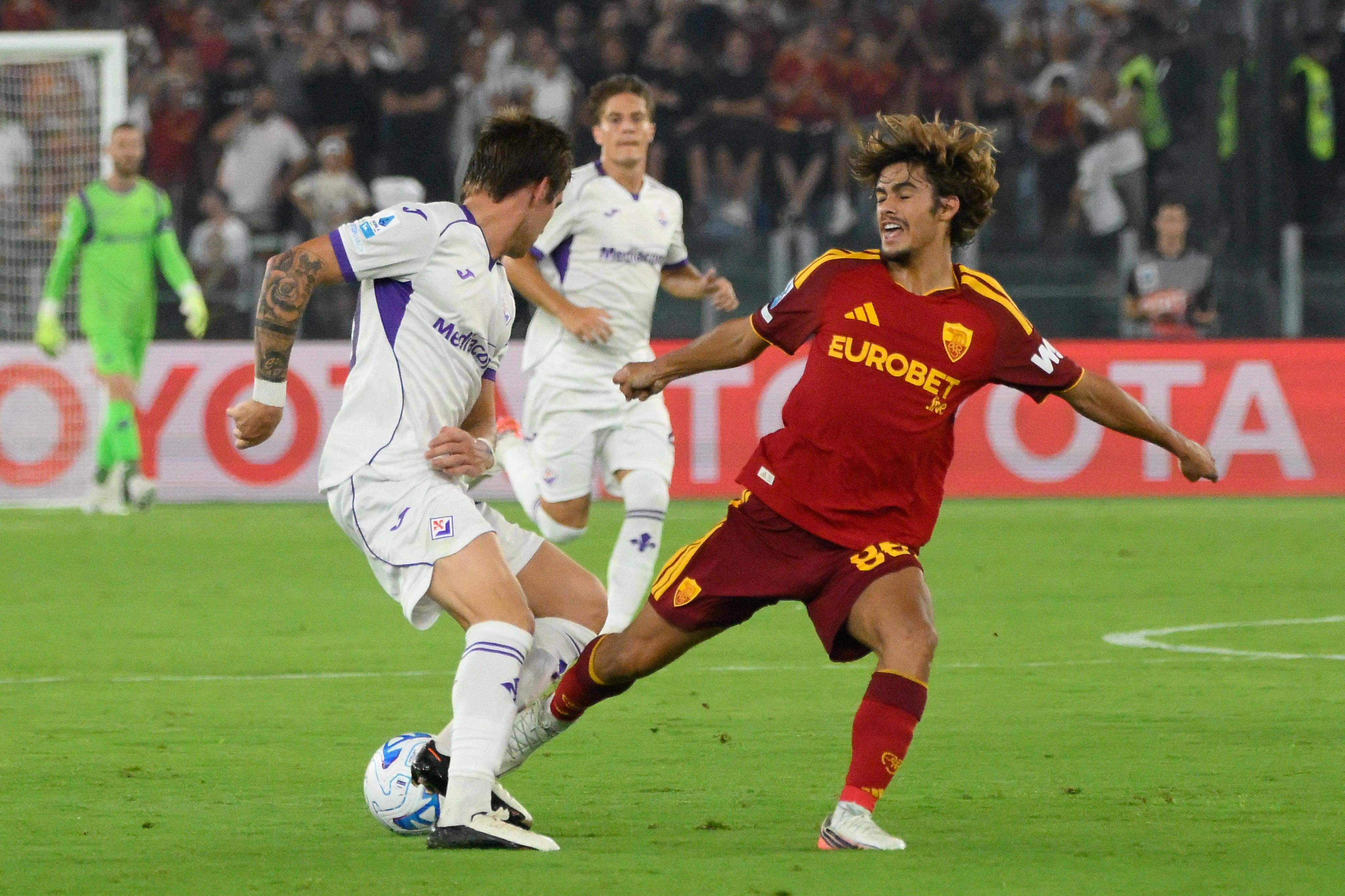Rodrigo Mora estreou-se a titular pela Roma frente à Fiorentina (4-0) - foto: IMAGO