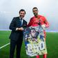 Diogo Costa foi homenageado no Dragão — Foto: FC Porto