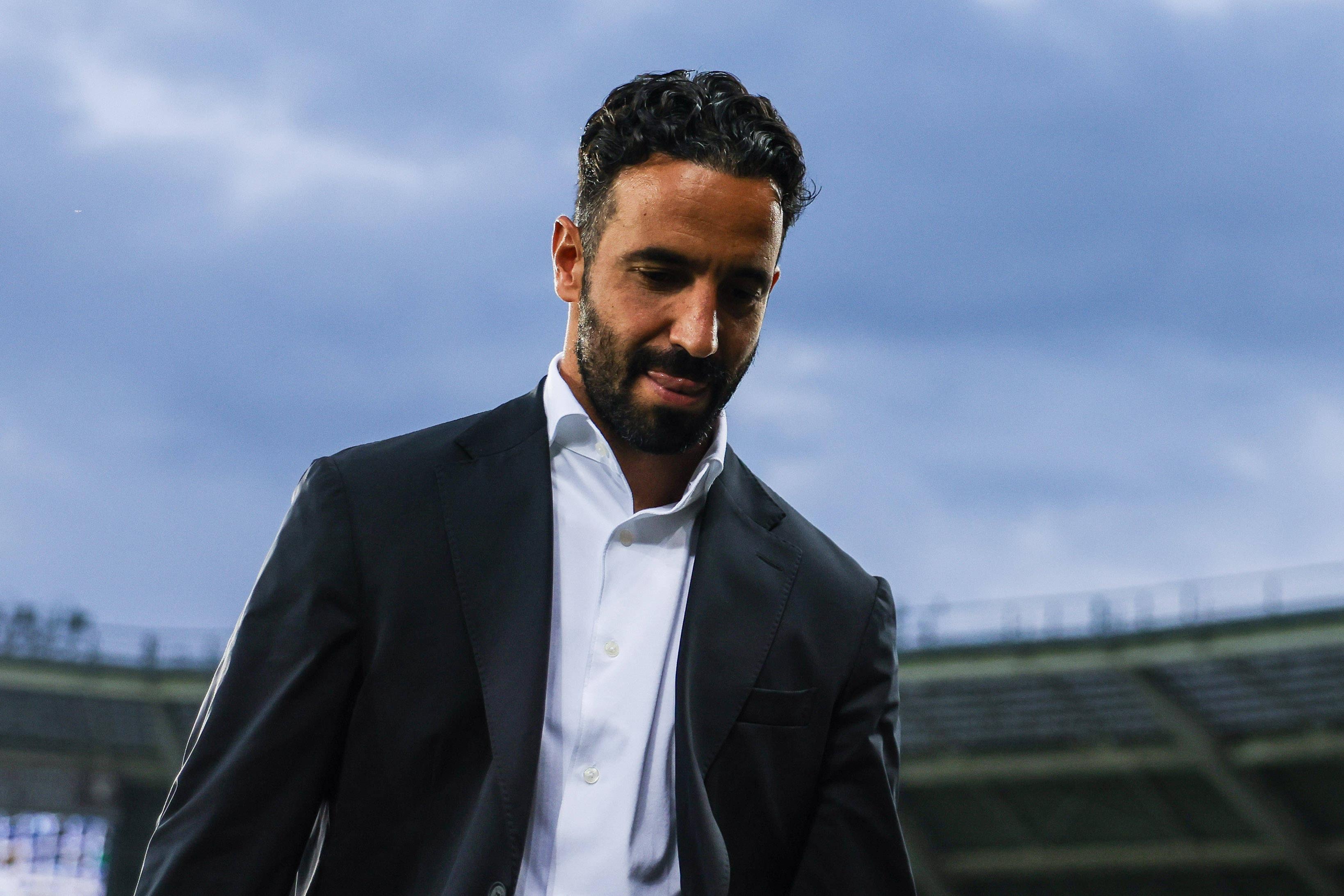 Ruben Amorim na estreia do seu Milan na Serie A