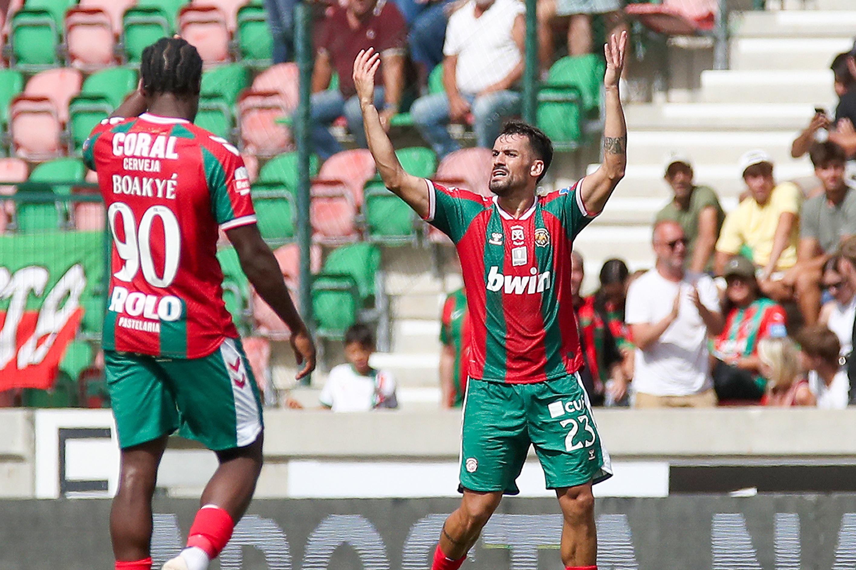Garra não tem faltado ao Marítimo neste início da Liga. -Foto: HOMEM DE GOUVEIA/LUSA
