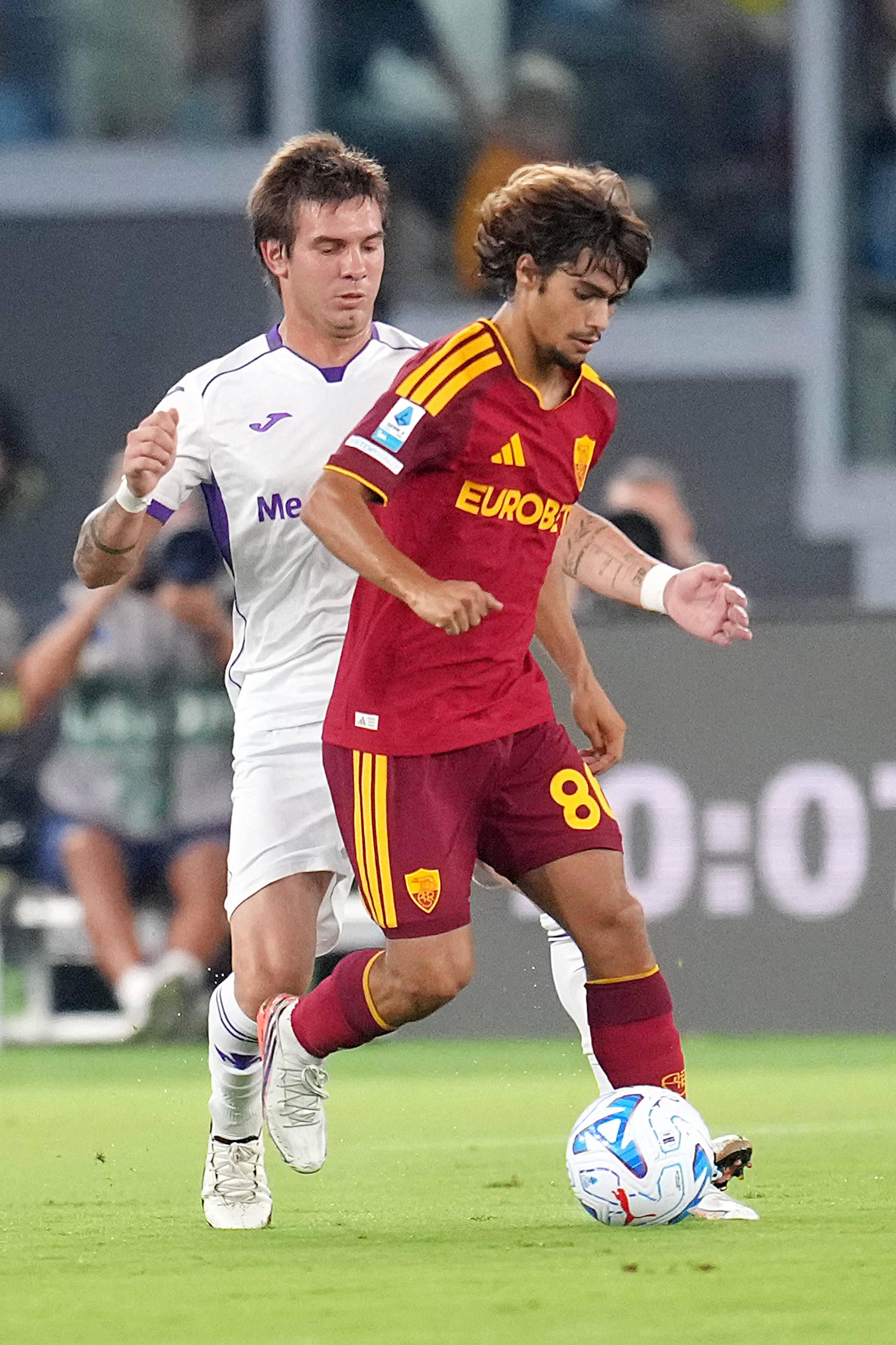 Rodrigo Mora estreou-se a titular pela Roma frente à Fiorentina (4-0) - foto: IMAGO