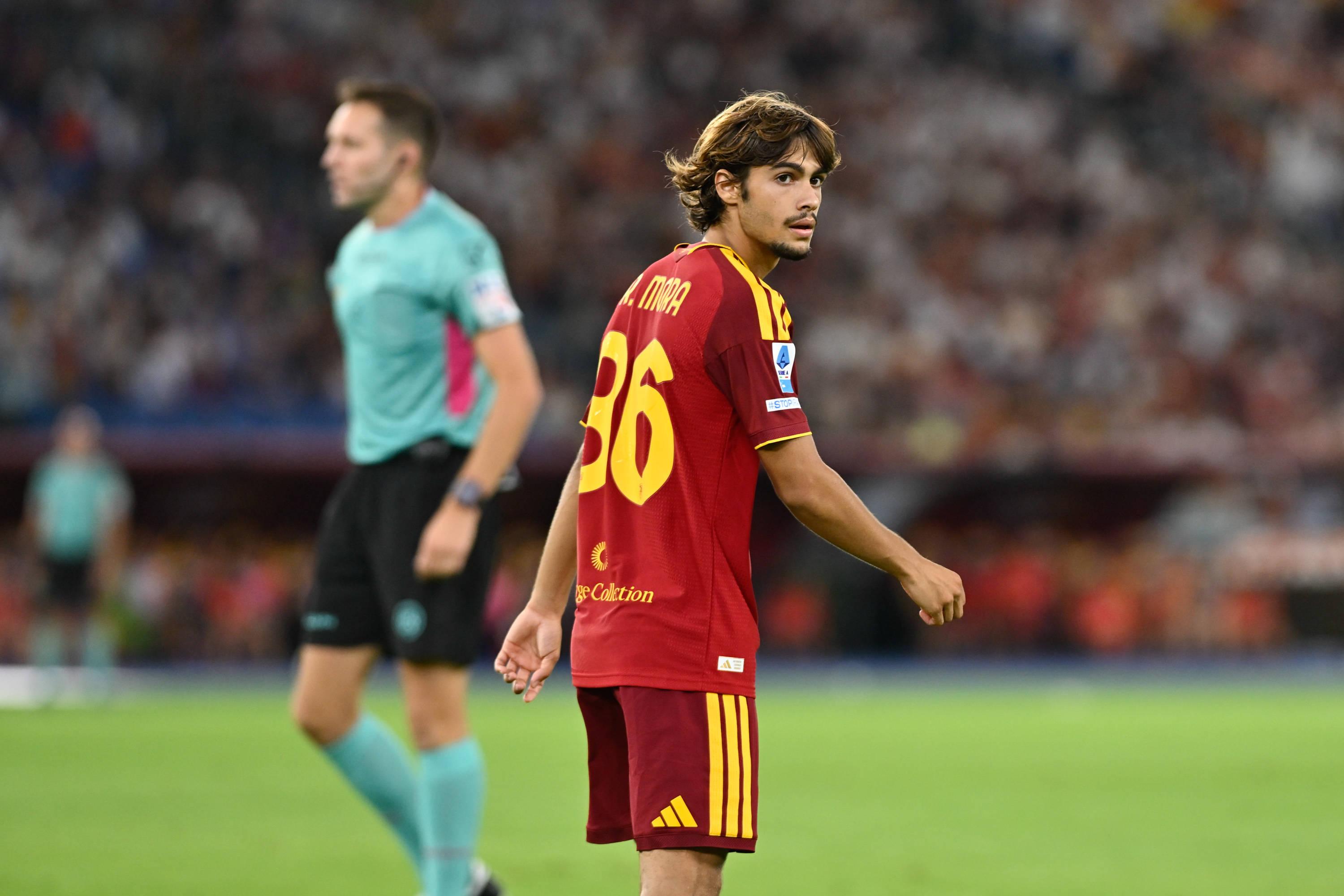 Rodrigo Mora estreou-se a titular pela Roma frente à Fiorentina (4-0) - foto: IMAGO