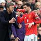 Michael Carrick e Bruno Fernandes - foto: IMAGO
