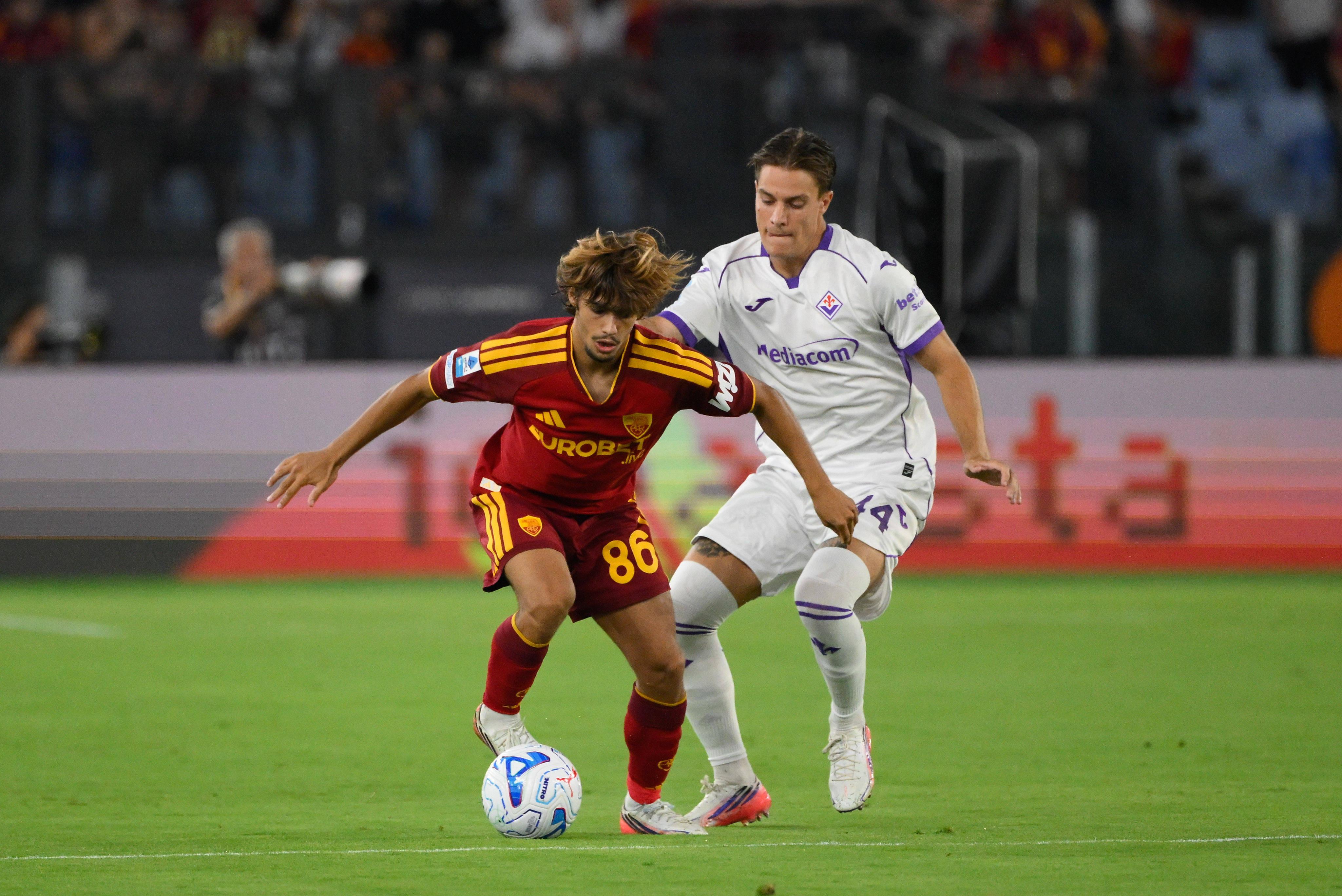 Rodrigo Mora estreou-se a titular pela Roma frente à Fiorentina (4-0) - foto: IMAGO