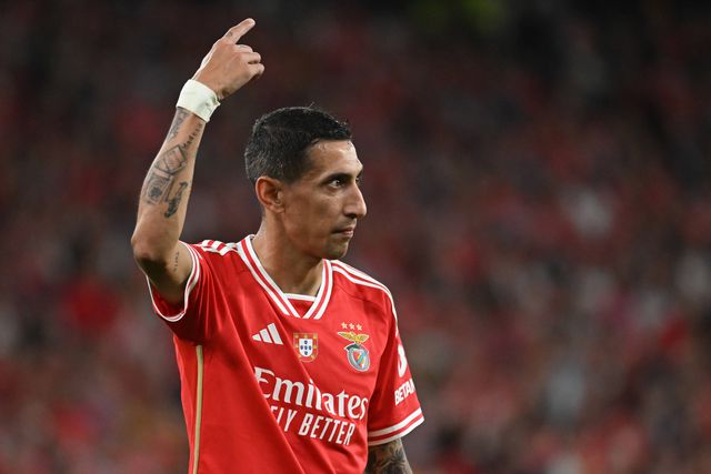 Di María lesionado e em dúvida para o clássico com o FC Porto