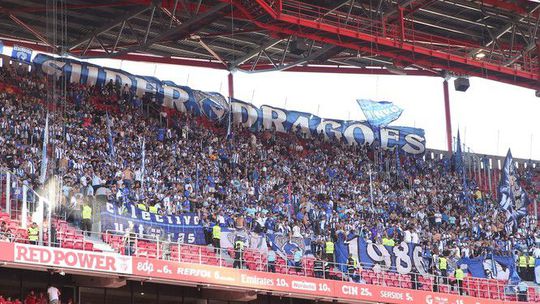 FC Porto: bilhetes para a Luz à venda na segunda-feira