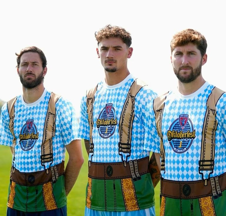 Camisola do Indy Eleven inspirada no Oktoberfest (2025)