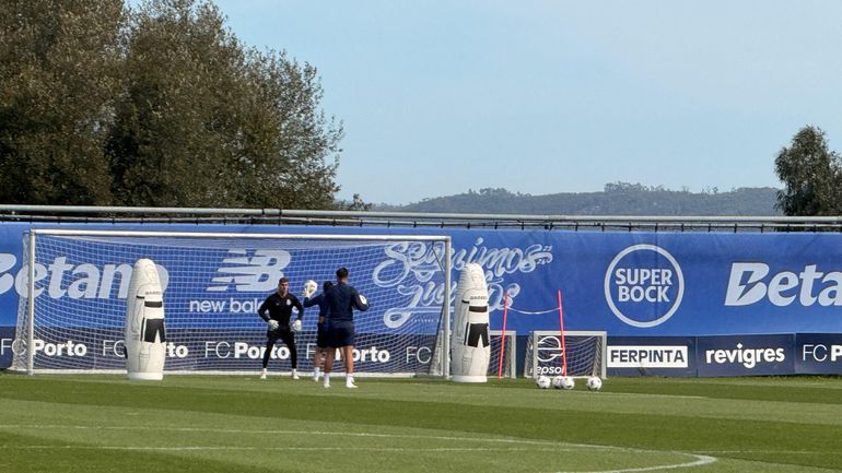 Treino do FC Porto esta manhã no Olival