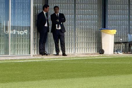 Presidente do FC Porto, André Villas-Boas, e o 'vice' Tiago Madureira