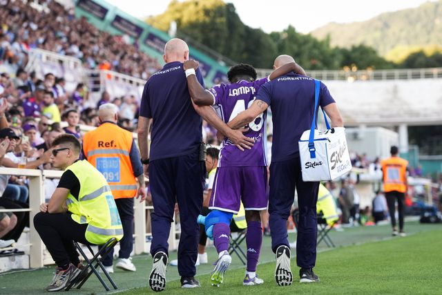 Novo reforço da Fiorentina sofre rotura do ligamento cruzado anterior